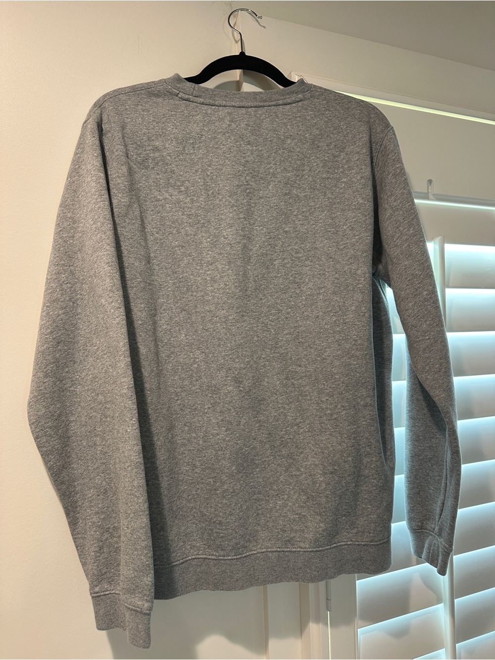 Nike Gray 'Carolina' Crewneck Sweatshirt with Blue Lettering - Picture 3 of 4